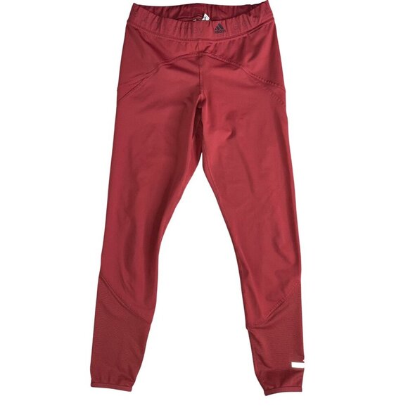 Adidas by Stella McCartney Run Clima Long Rust Terracotta Leggings Women's Small - Picture 3 of 10